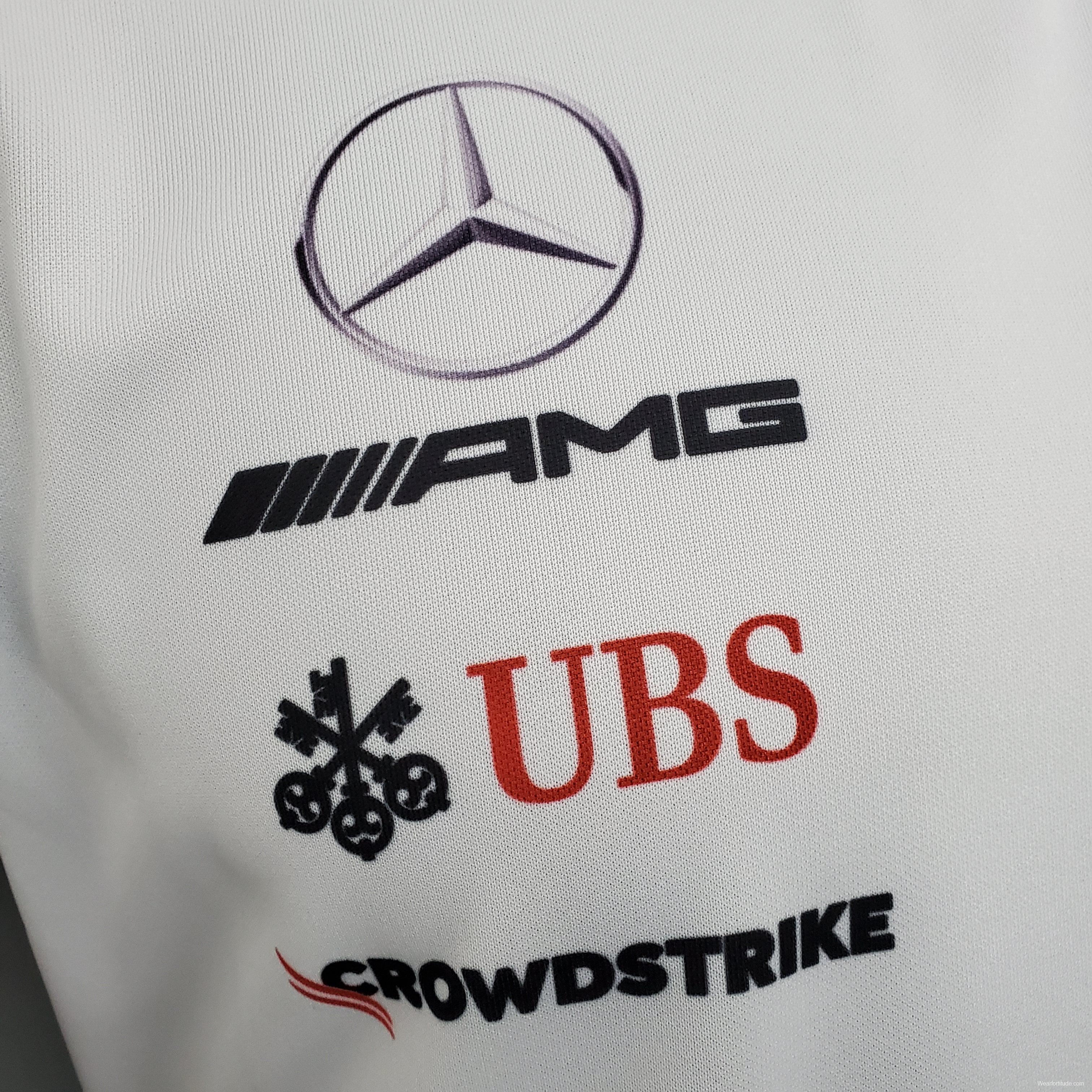 F1 Formula One racing suit; Mercedes White S-5XL