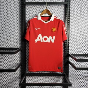 Retro 10-11 Manchester United Home Jersey