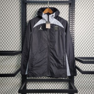 23-24 PSG Black Windbreaker