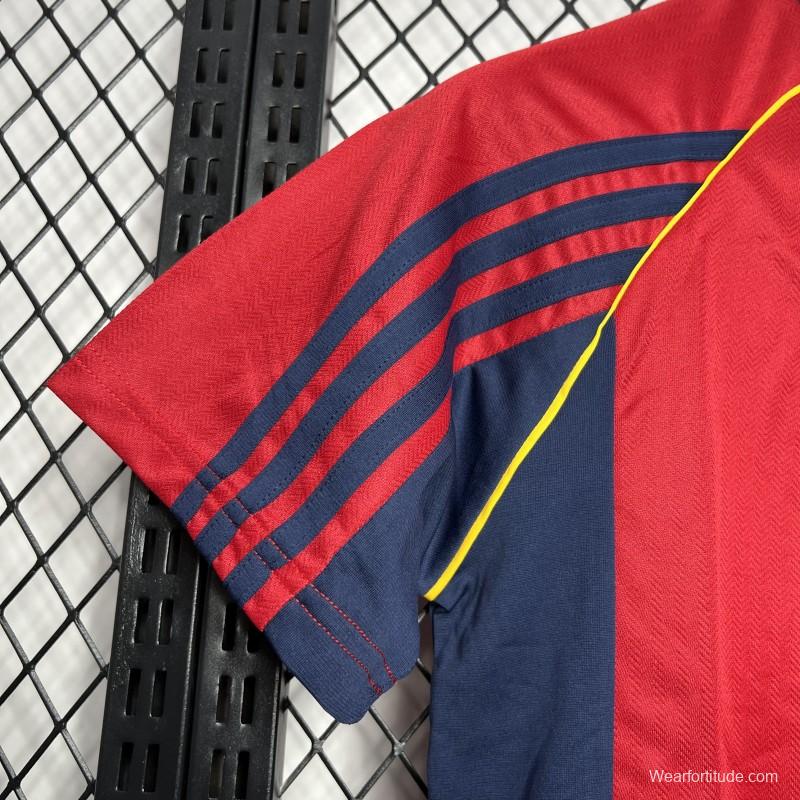 Retro 1998 Spain Home Jersey