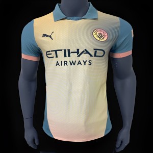Player Version 24/25 Manchester City White/Pink Special Jersey