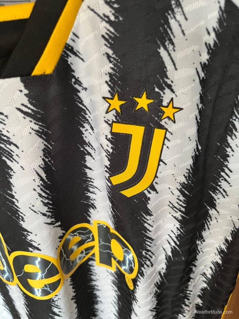 2023/24 JUVENTUS HOME PLAYER #21 ZIDANE with BLACK AND WHITE SHOW SPECIAL PATCH